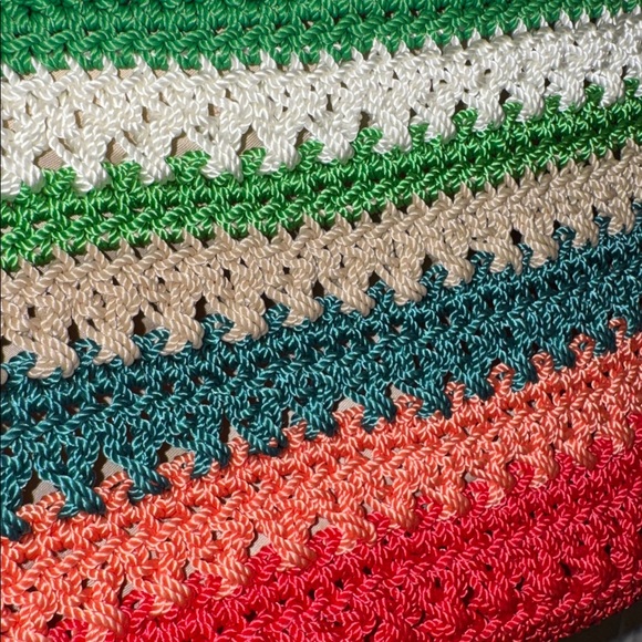 The Sak Rainbow Stripe Crochet Shoulder Bag - Picture 3 of 7
